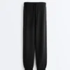 Soft-Touch Modal Rib Fitted Joggers Soft-Touch Modal Rib Fitted Joggers