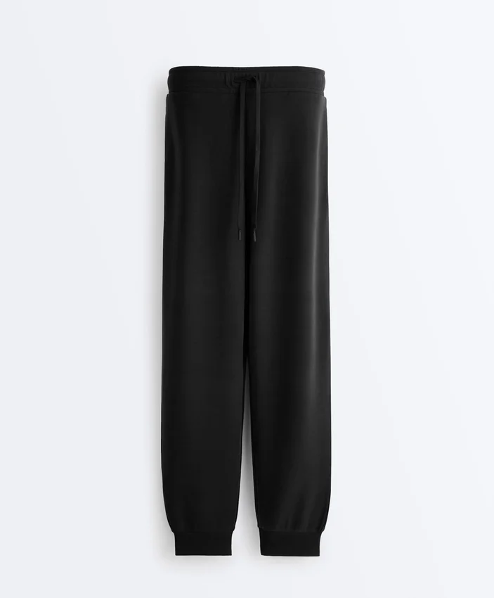 Soft-Touch Modal Rib Fitted Joggers Soft-Touch Modal Rib Fitted Joggers
