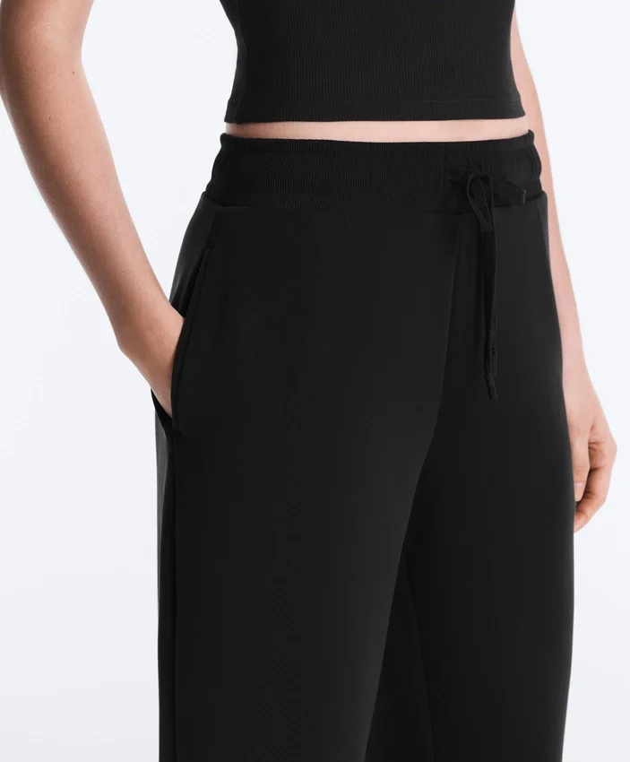 Soft-Touch Modal Rib Fitted Joggers Soft-Touch Modal Rib Fitted Joggers