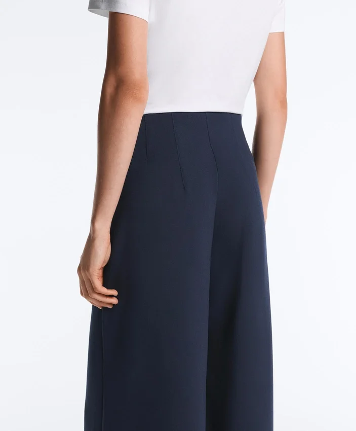 Soft-Touch Modal Trousers with Sailor Stripe Detail Soft-Touch Modal Trousers with Sailor Stripe Detail