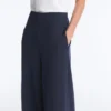 Soft-Touch Modal Trousers with Sailor Stripe Detail Soft-Touch Modal Trousers with Sailor Stripe Detail