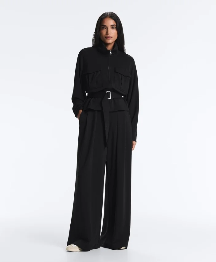 Soft-Touch Belted Jacket with Modal Soft-Touch Belted Jacket with Modal