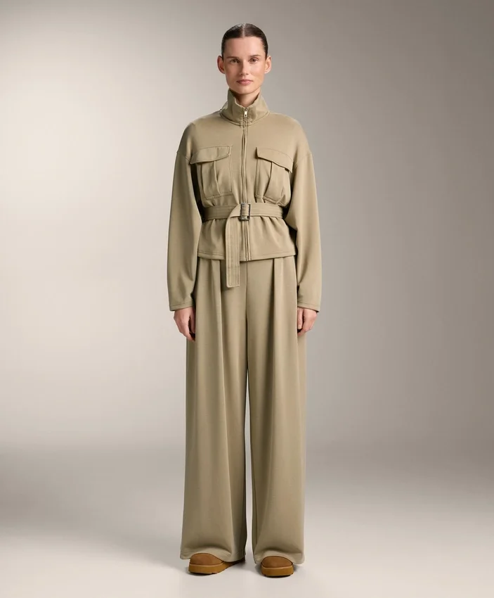 Soft-Touch Belted Jacket with Modal Soft-Touch Belted Jacket with Modal