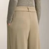Soft-Touch Modal Wide-Leg Trousers with Pleat Waist Detail Soft-Touch Modal Wide-Leg Trousers with Pleat Waist Detail