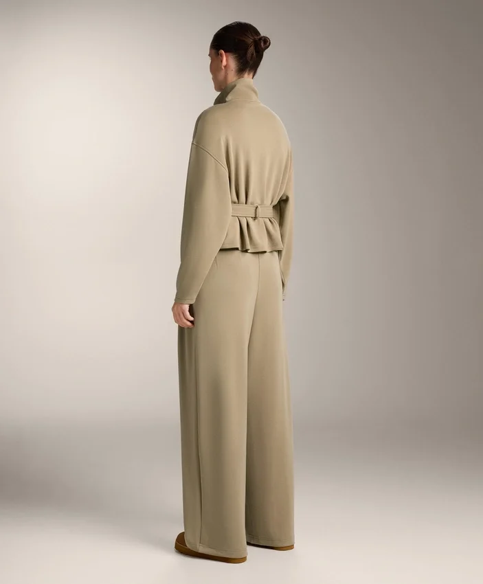 Soft-Touch Belted Jacket with Modal Soft-Touch Belted Jacket with Modal