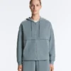 Soft-Touch Modal Zip Rib Sweatshirt Soft-Touch Modal Zip Rib Sweatshirt