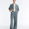 Soft-Touch Modal Zip Rib Sweatshirt Soft-Touch Modal Zip Rib Sweatshirt