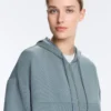 Soft-Touch Modal Zip Rib Sweatshirt Soft-Touch Modal Zip Rib Sweatshirt