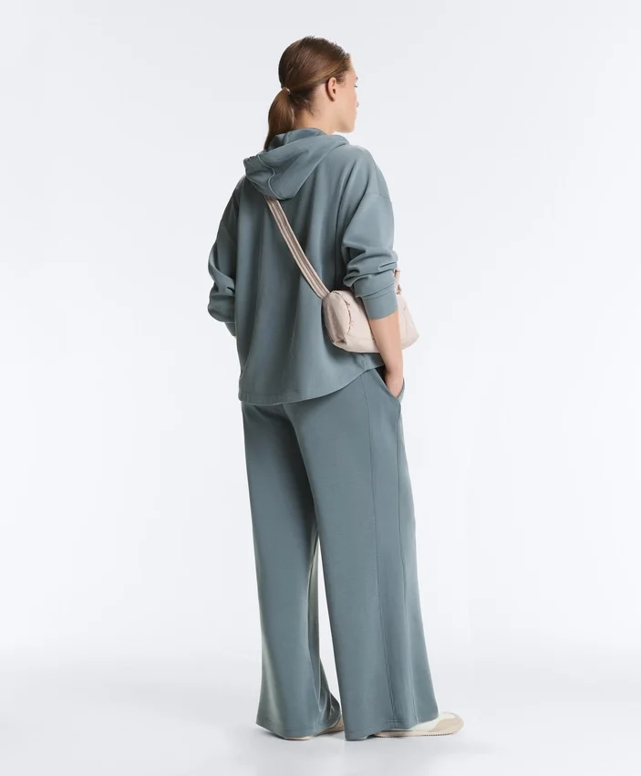 Soft-Touch Modal Zip Rib Sweatshirt Soft-Touch Modal Zip Rib Sweatshirt