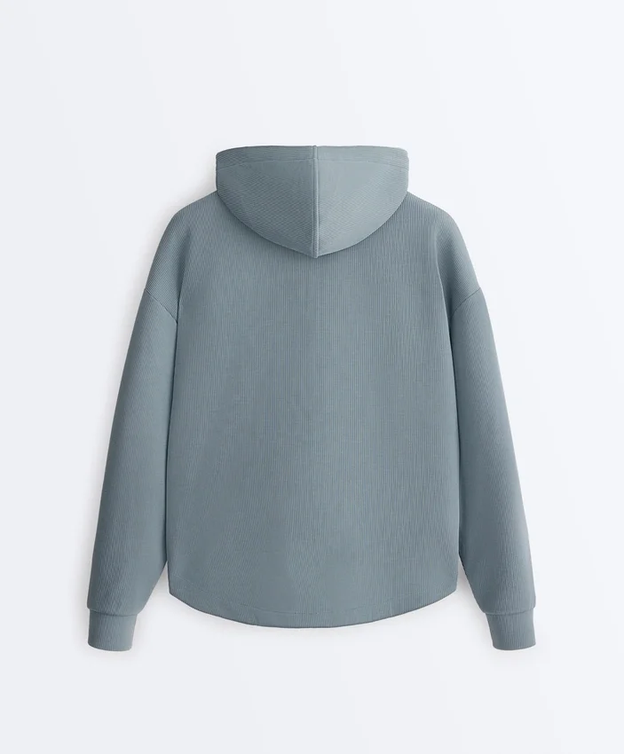 Soft-Touch Modal Zip Rib Sweatshirt Soft-Touch Modal Zip Rib Sweatshirt