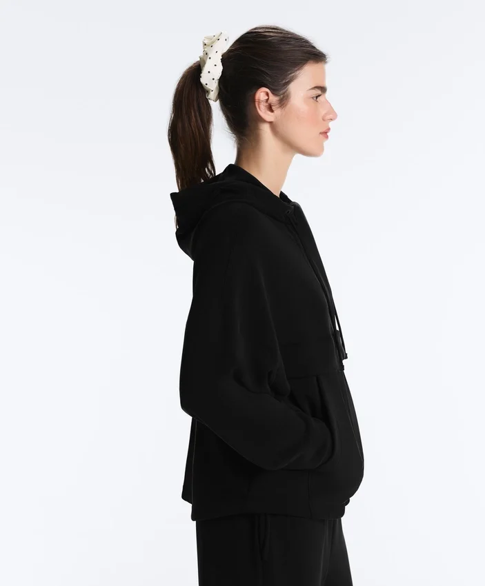 Soft-Touch Modal Zip Sweatshirt Soft-Touch Modal Zip Sweatshirt