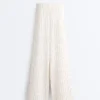 Soft Touch Pinstripe Wide Leg High Rise Trousers Soft Touch Pinstripe Wide Leg High Rise Trousers