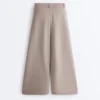 Soft-Touch Wide-Leg Crop Trousers with Modal and Pleats Soft-Touch Wide-Leg Crop Trousers with Modal and Pleats