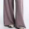 Soft-Touch Wide-Leg Trousers with Side Pleat and Modal Soft-Touch Wide-Leg Trousers with Side Pleat and Modal