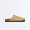Split Leather Mules Split Leather Mules