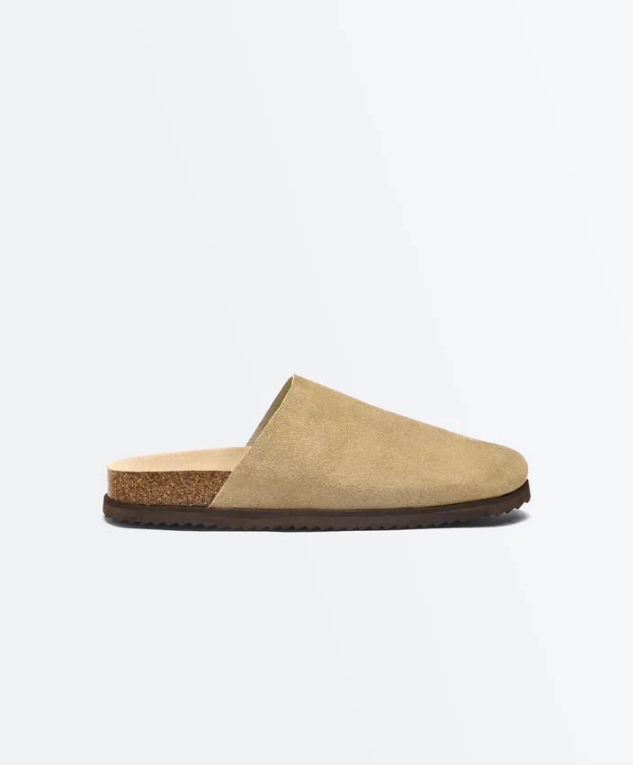 Split Leather Mules Split Leather Mules