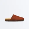 Split Leather Mules Split Leather Mules