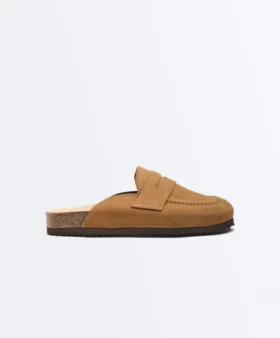 Split-Leather Mules