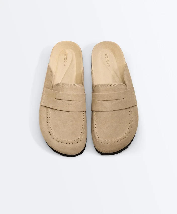 Split-Leather Mules Split-Leather Mules