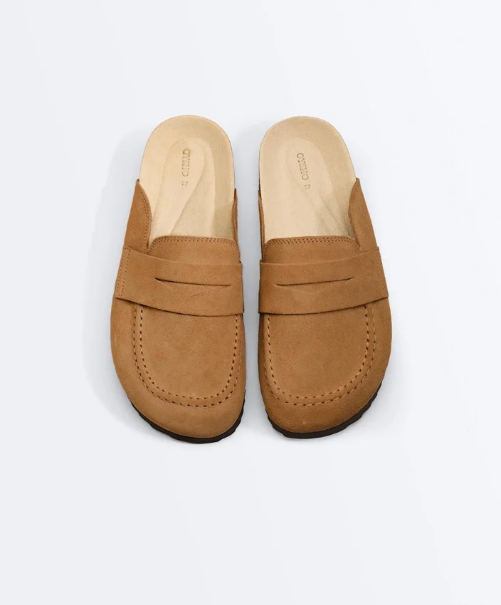 Split-Leather Mules Split-Leather Mules