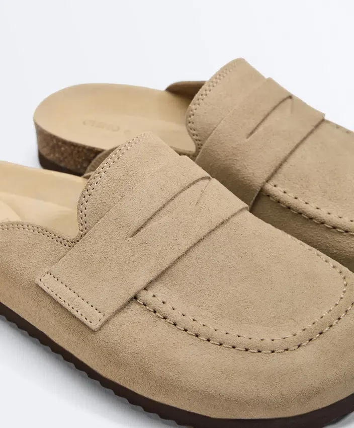 Split-Leather Mules Split-Leather Mules