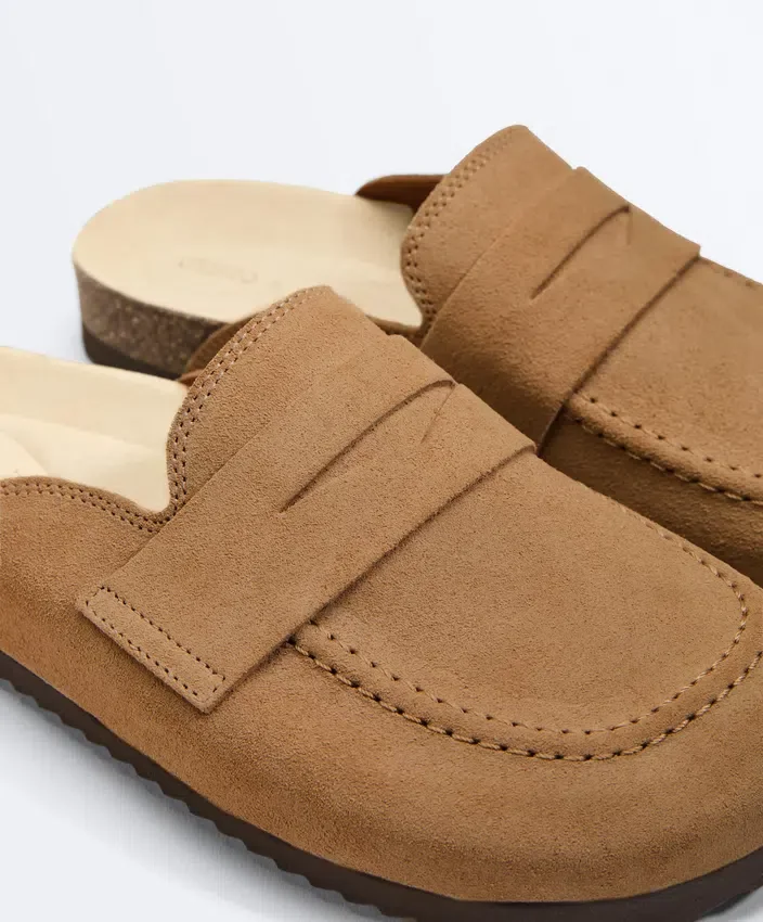 Split-Leather Mules Split-Leather Mules