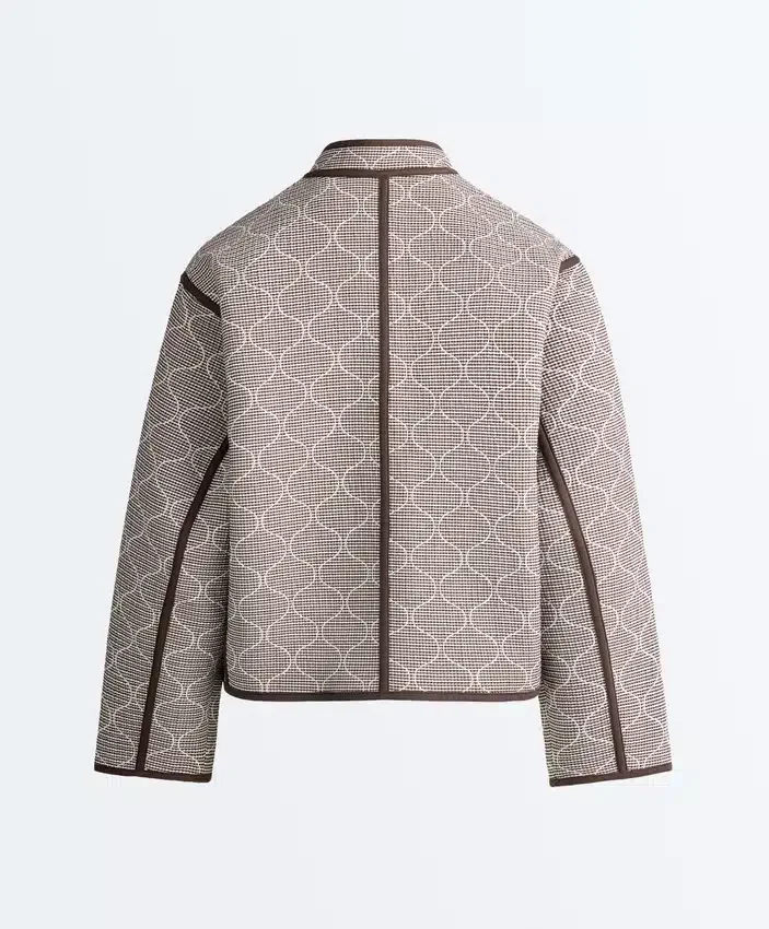 Stand-Up Collar Jacket with Contrast Stand-Up Collar Jacket with Contrast