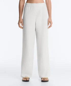 Straight Fit Knit Trousers