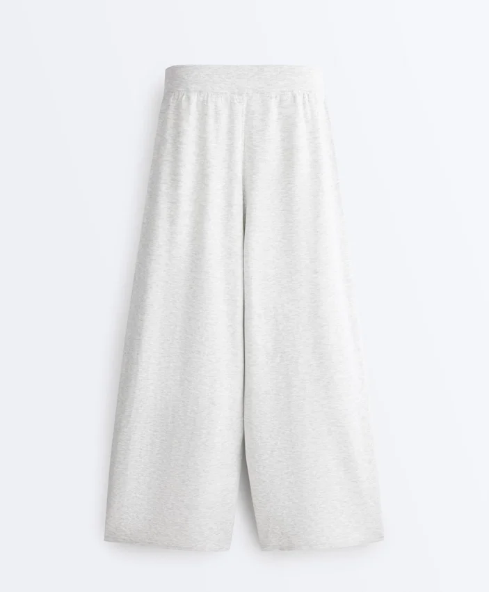 Straight Fit Knit Trousers Straight Fit Knit Trousers