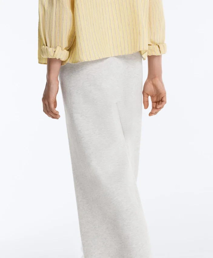 Straight Fit Knit Trousers Straight Fit Knit Trousers