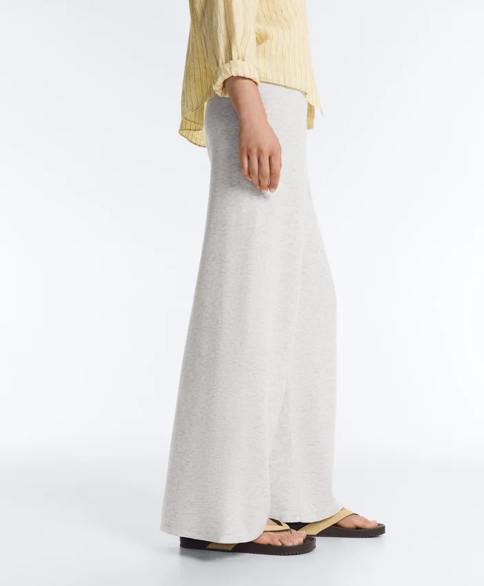 Straight Fit Knit Trousers Straight Fit Knit Trousers