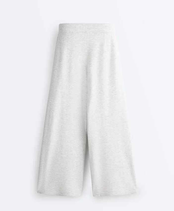 Straight Fit Knit Trousers Straight Fit Knit Trousers