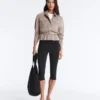 Straight Jacket with Belt and Soft-Touch Modal