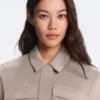 Straight Jacket with Belt and Soft-Touch Modal