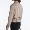 Straight Jacket with Belt and Soft-Touch Modal