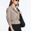 Straight Jacket with Belt and Soft-Touch Modal