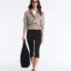 Straight Jacket with Belt and Soft-Touch Modal