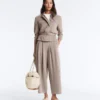 Straight Jacket with Belt and Soft-Touch Modal