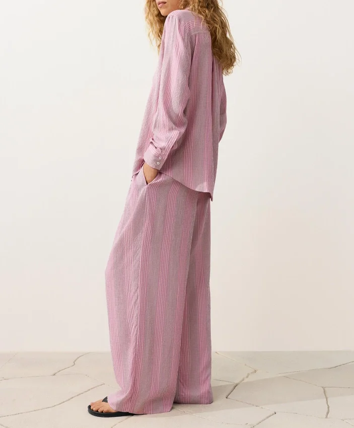 Straight-Leg Striped Trousers Straight-Leg Striped Trousers