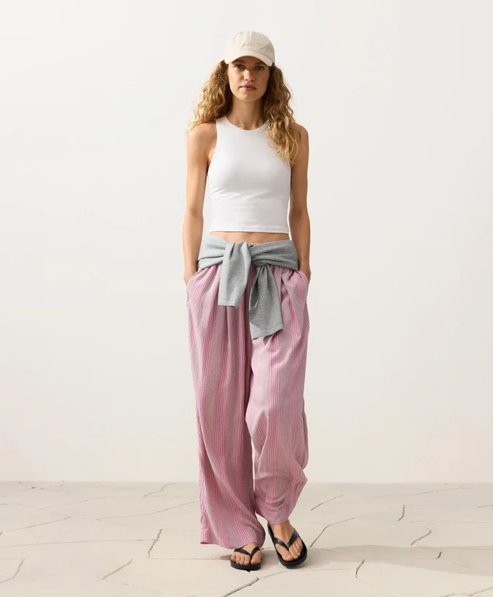 Straight-Leg Striped Trousers Straight-Leg Striped Trousers