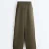 Straight-Leg Striped Trousers with Soft-Touch Modal Straight-Leg Striped Trousers with Soft-Touch Modal