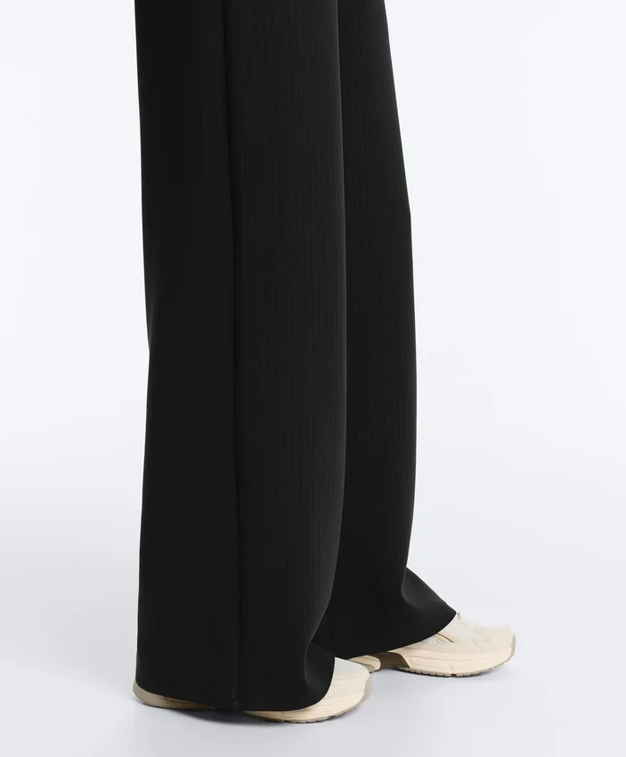 Straight-Leg Striped Trousers with Soft-Touch Modal Straight-Leg Striped Trousers with Soft-Touch Modal