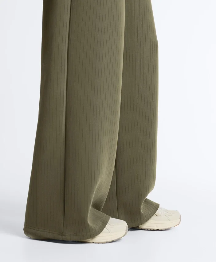 Straight-Leg Striped Trousers with Soft-Touch Modal Straight-Leg Striped Trousers with Soft-Touch Modal