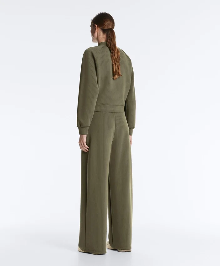 Straight-Leg Striped Trousers with Soft-Touch Modal Straight-Leg Striped Trousers with Soft-Touch Modal