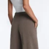 Straight-Leg Trousers with Asymmetric Stripe and Modal Straight-Leg Trousers with Asymmetric Stripe and Modal