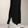 Straight-Leg Trousers with Buttons and Rib with Soft-Touch Modal Straight-Leg Trousers with Buttons and Rib with Soft-Touch Modal