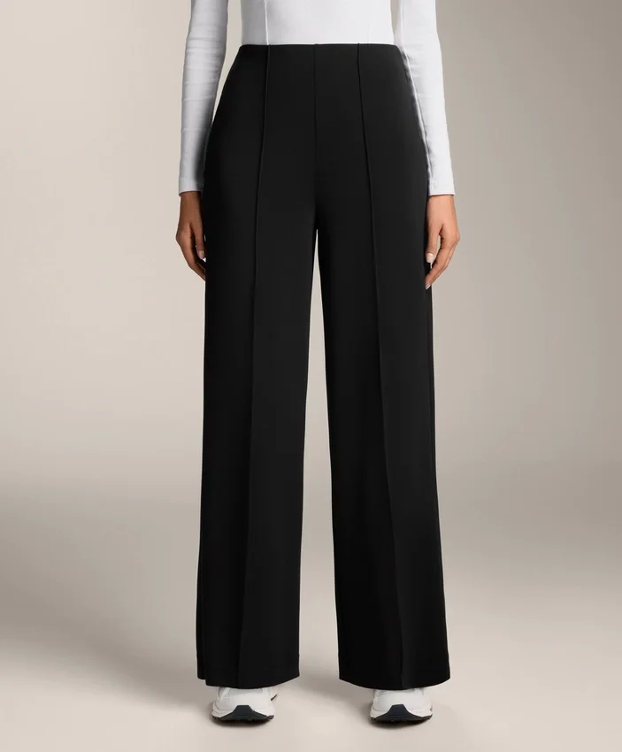 Straight-Leg Trousers with Modal and Crease Straight-Leg Trousers with Modal and Crease