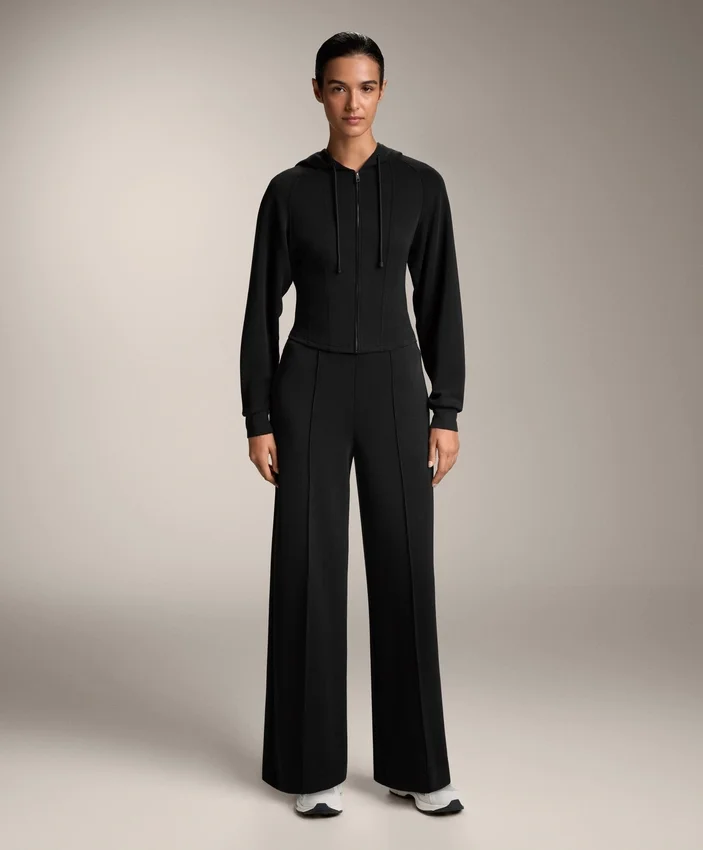 Straight-Leg Trousers with Modal and Crease Straight-Leg Trousers with Modal and Crease