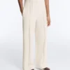 Straight-Leg Trousers with Soft-Touch Modal and Piping Straight-Leg Trousers with Soft-Touch Modal and Piping