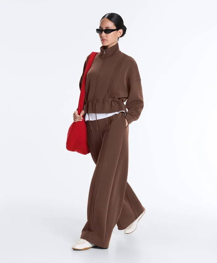 Straight-Leg Trousers with Soft-Touch Modal and Piping Straight-Leg Trousers with Soft-Touch Modal and Piping